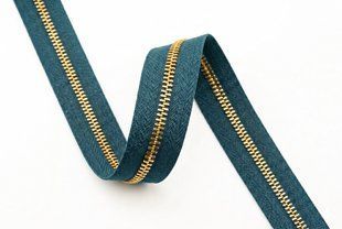 Молния металл T5 CLASSIC рулонная зеленый JEANS/золото код79570 00000079570 фото