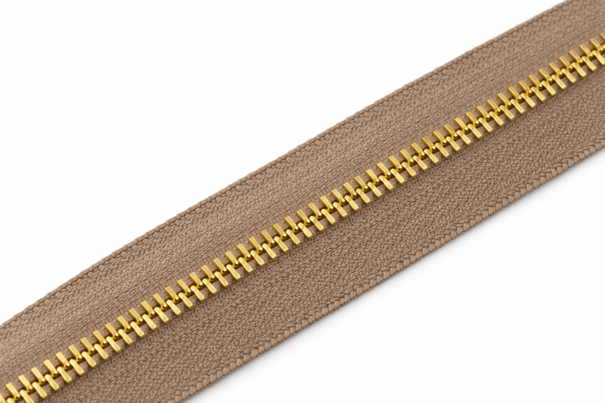 Молния металл T5 CLASSIC рулонная беж PAPYRUS/золото код79079 00000079079 фото