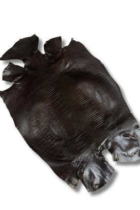 Кожа натуральная ИГУАНА коричневый каштан глянец 31см+ 00000080180 фото