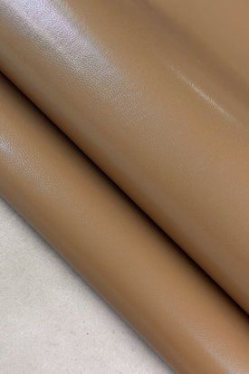 Кожподклад шевро ЛОТ 10 коричневый FLAKE 0,9 Италия 00000079493 фото