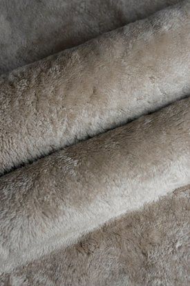 Хутро овчина Кьорлі беж TAUPE Італія 00000078384 фото