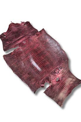 Шкіра натуральна ЯЩІРКА Tejus бордо BURGUNDY 27-28см 00000080198 фото