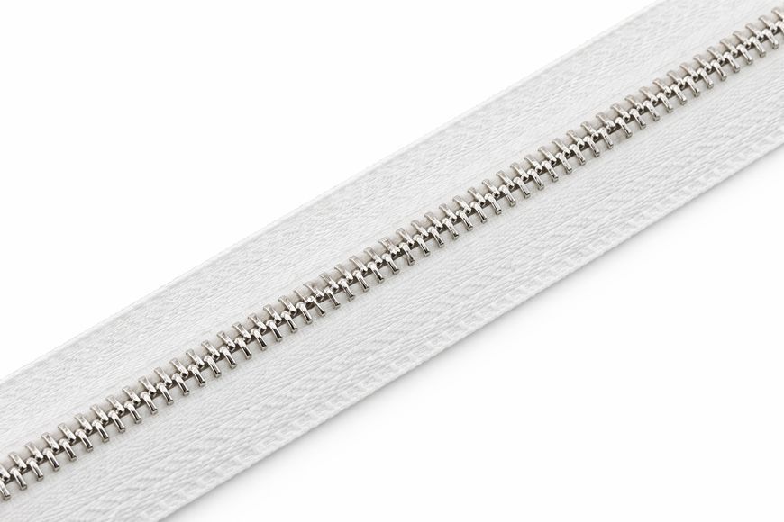Молния металл T5 CLASSIC рулонная белый BIANCO/никель код79787 00000079787 фото