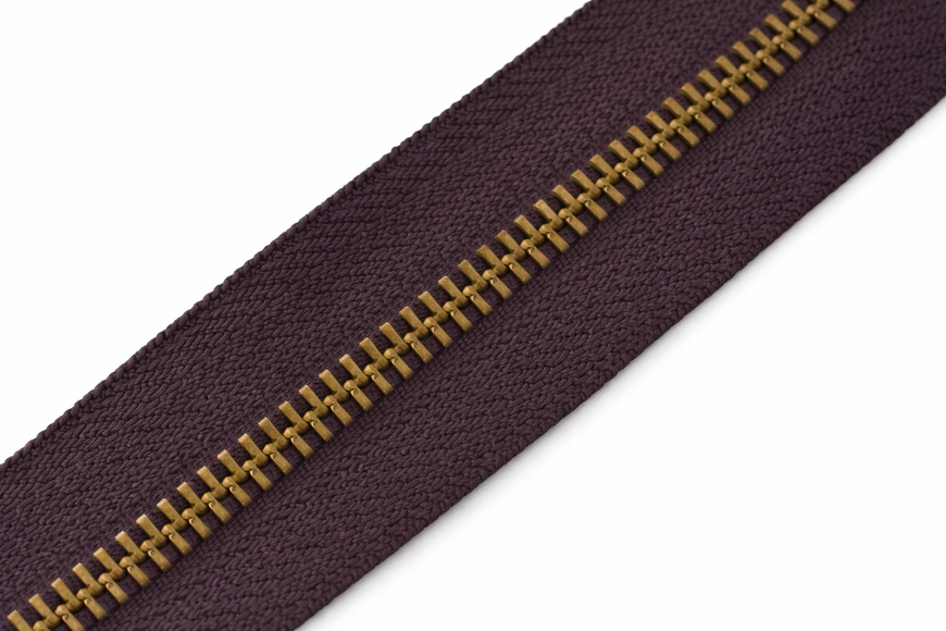 Молния металл T5 CLASSIC рулонная коричневый CHOCO/латунь код80322 00000080322 фото