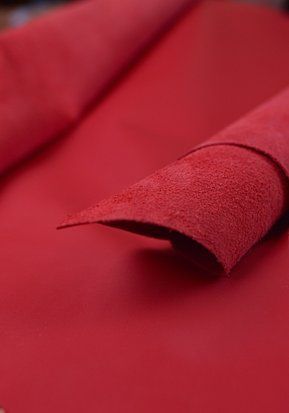 Кожа КРС MILLI красный ROSSO 1,1-1,3 Италия 00000068936 фото