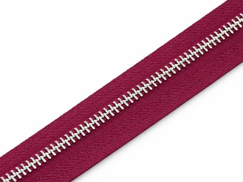 Молния металл T5 CLASSIC рулонная бордо WINE/никель код79616 00000079616 фото