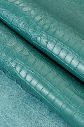 Шкіра ВРХ Крокодил Classic зелений WATER GREEN 0,7-0,8 Samanta Італія 00000079826 фото