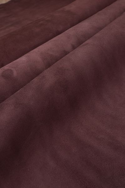 Велюр шевро бордо D.BAROLO washable 0,7-0,8 Stefania Італія 00000078298 фото