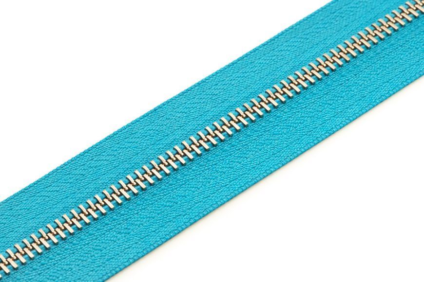 Блискавка метал Т5 CLASSIC рулонна блакитний CERULEAN/нікель код79592 00000079592 фото