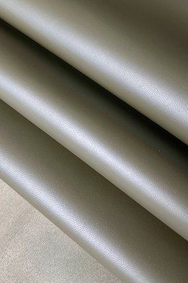 Кожа наппа метис зеленый DARK KHAKI 0,6-0,8 Италия 00000075979 фото