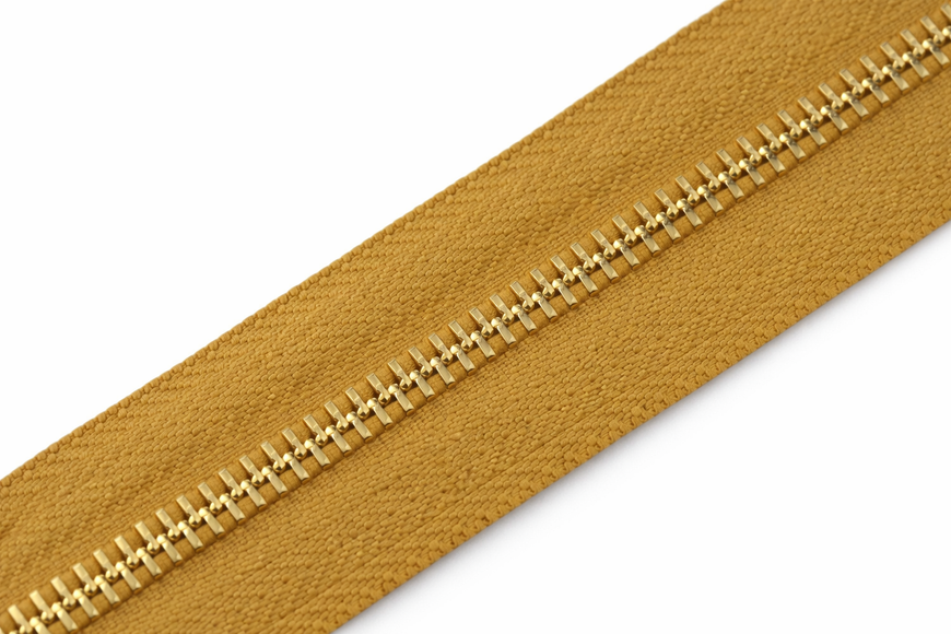 Блискавка метал Т5 CLASSIC рулонна жовтий ANANAS/золото код79075 00000079075 фото