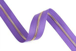 Блискавка метал T5 CLASSIC рулонна фіолет VIOLET/нікель код82266 00000082266 фото