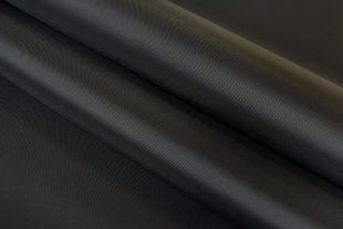 Ткань подкладочная самоклеющая черный полиэстер 150мм Италия 00000078433 фото