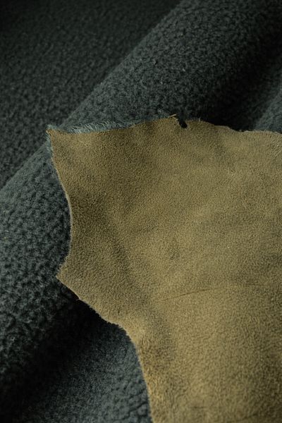 Мех одежный LACON DF Замш зеленый Италия 00000078709 фото