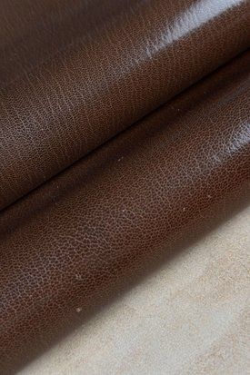 Кожа шевро ЛОТ 15 коричневый глянец RED WOOD 1,0-1,2 Италия 00000079941 фото