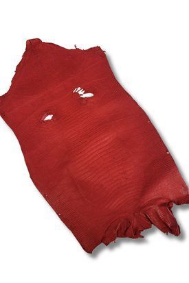 Шкіра натуральна ЯЩІРКА Tejus червоний матовий ROSSO 28-31см 00000080224 фото