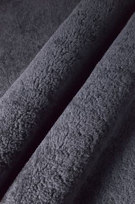 Хутро для дублянок Кьорлі DF Наппалан чорний т/т 10мм Італія 00000079781 фото